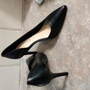 Black dress shoe